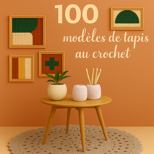 100 Modèles de tapis au crochet