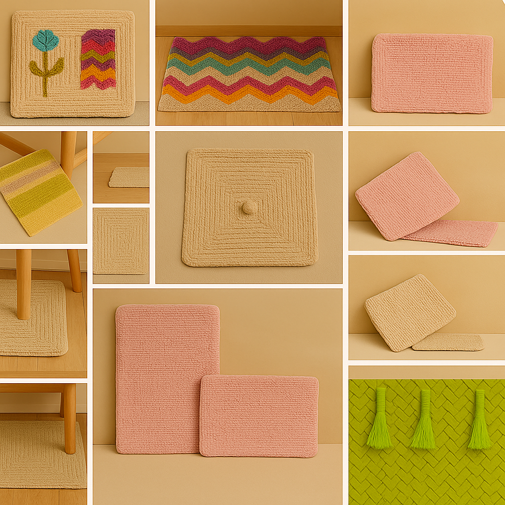 100 Modèles de tapis au crochet