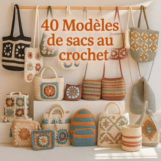 40 Modèles de sacs au crochet